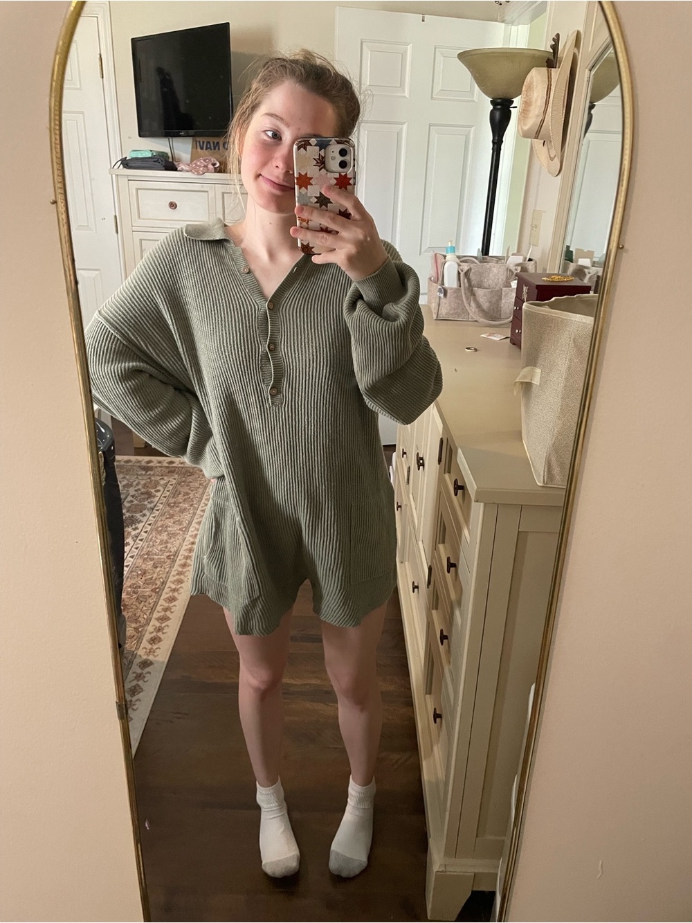 Free People Sweater Romper